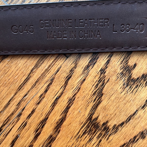 NWOT  leather belt, Large - Picture 3 of 11